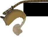 Ear Gear - osłonki na aparaty słuchowe do 5 cm z zaczepem do okularów