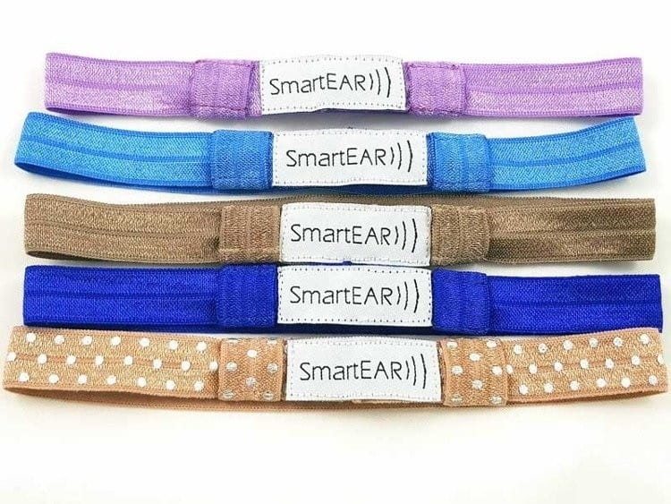 Opaska EasyFlex do apratów słuchowych i/lub procesorów mowy - błekitna