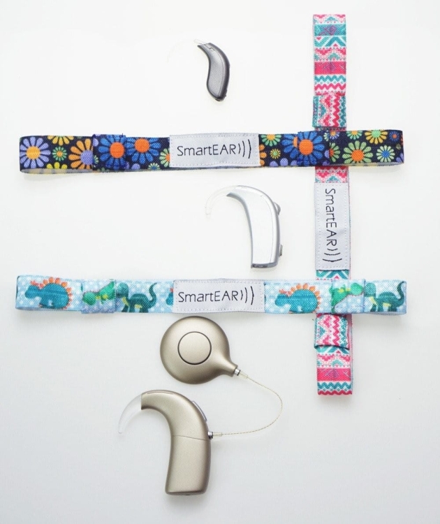 Opaska EasyFlex do apratów słuchowych i/lub procesorów mowy -wzorki