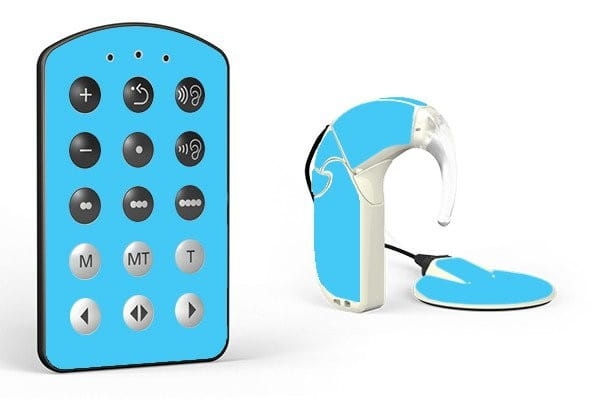 Skórka na procesor MED-EL OPUS 2 - niebieski