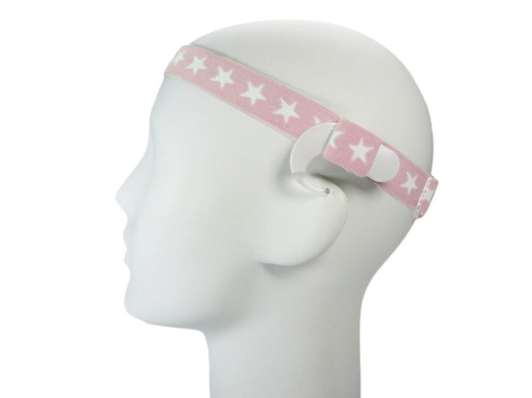 Opaska EasyFlex PRO do procesorów mowy - jasno różowa