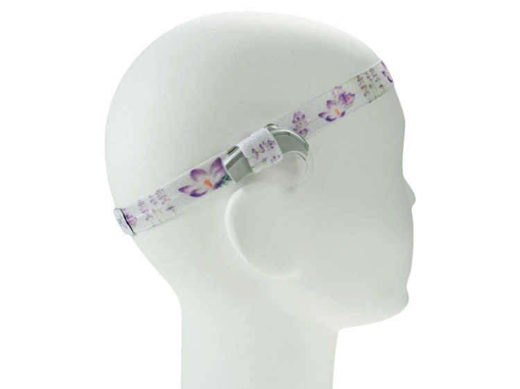 Opaska EasyFlex do apratów słuchowych i/lub procesorów mowy - lawenda