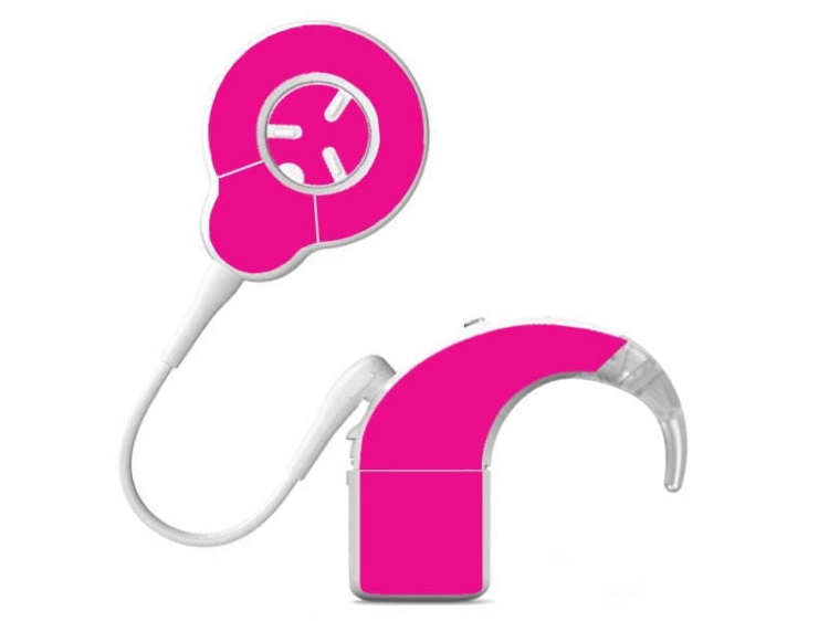 Skórka na procesor Cochlear NUCLEUS 8 - jednolity róż