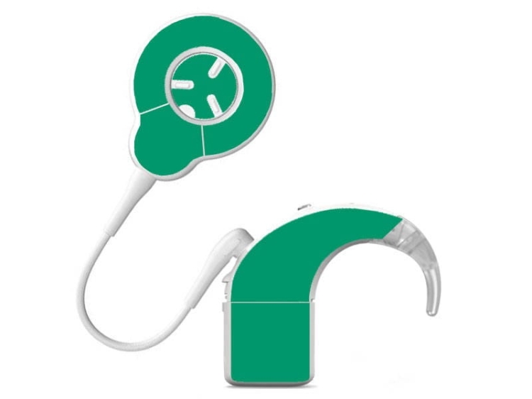 Skórka na procesor Cochlear NUCLEUS 7 - zielony