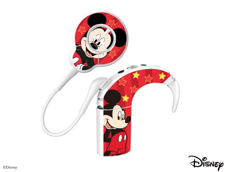 Skórka / naklejki na procesor mowy Cochlear NUCLEUS 7 - Disney Mickey - Mickey