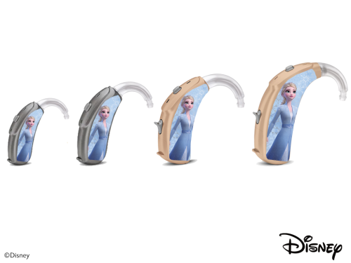 Skórki / naklejki na aparaty słuchowe - Disney Frozen - Elsa