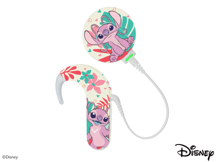 Skórka / naklejki na procesor mowy MED-EL Sonnet 1 / 2 - Disney Lilo&Stitch - Angel