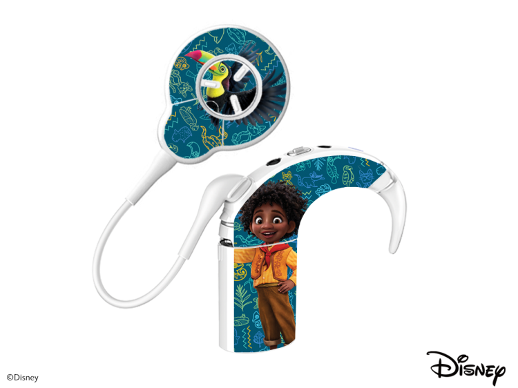 Skórka / naklejki na procesor mowy Cochlear NUCLEUS 7 - Disney Encanto - Antonio