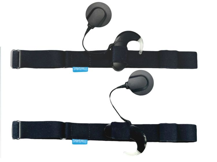 Opaska EasyFlex PRO light do procesorów mowy / implantów - czarny