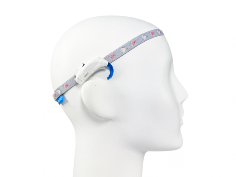 Opaska EasyFlex ULTRA do aparatów słuchowych / implantów -  róże