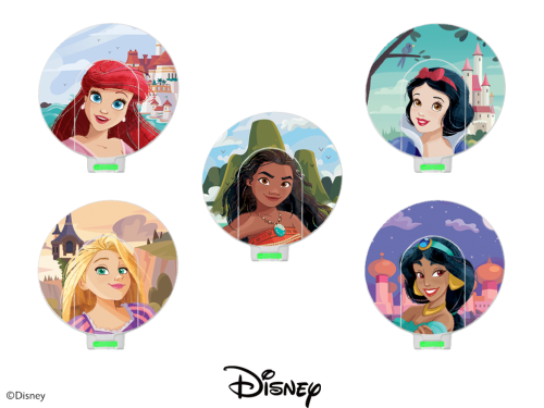 Skórki / naklejki na cewkę MED-EL DL - Księżniczki Disney