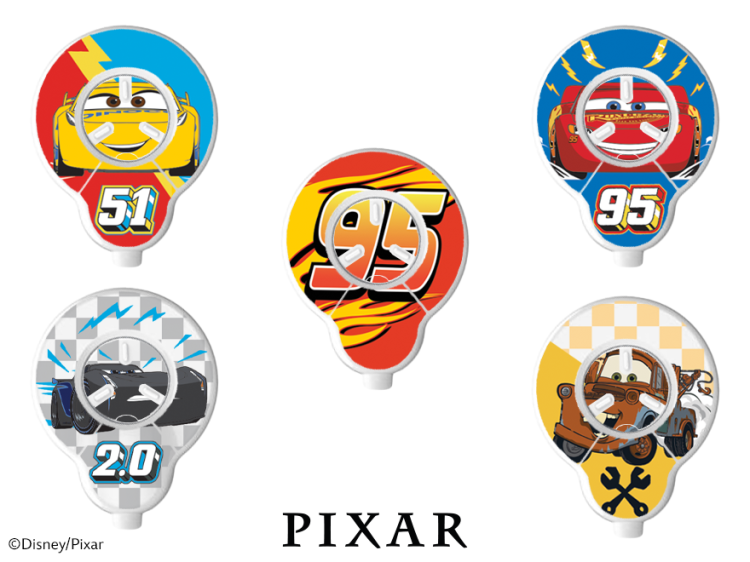 Skórki na cewkę Cochlear Nucleus 7 / 8 - Pixar Auta - Zygzak McQueen
