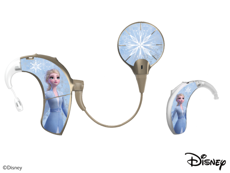 Skórka na procesor Advanced Bionics Sky CI Marvel - Disney Frozen - Elsa