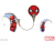 Skórka na procesor Advanced Bionics Sky CI Marvel - Disney Mickey - Minnie