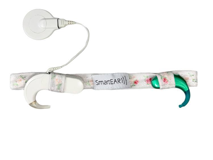 Opaska EasyFlex do aparatów słuchowych i/lub procesorów mowy -  róże