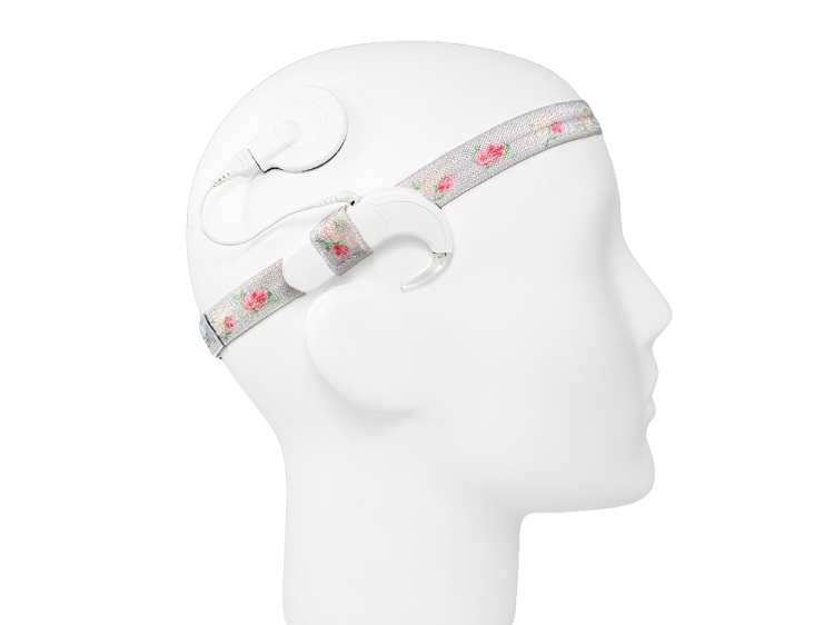 Opaska EasyFlex do aparatów słuchowych i/lub procesorów mowy -  róże