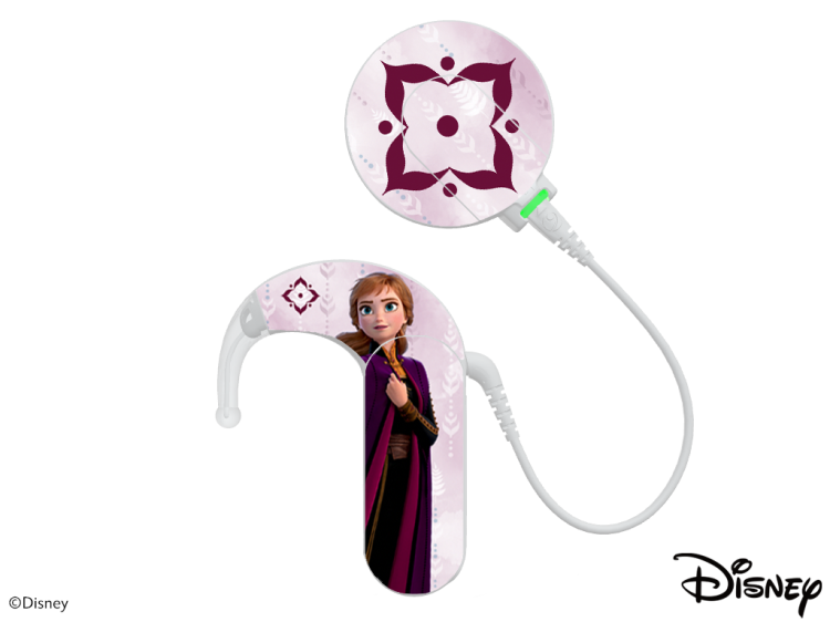 Skórka / naklejki na procesor mowy MED-EL Sonnet 3 - Disney Frozen - Anna