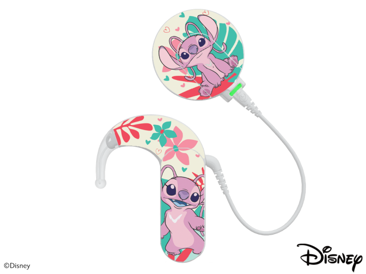 Skórka / naklejki na procesor mowy MED-EL Sonnet 3 - Disney Lilo&Stitch - Angel