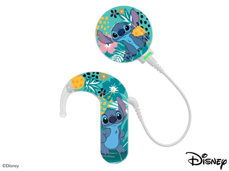 Skórka / naklejki na procesor mowy MED-EL Sonnet 3 - Disney Lilo&Stitch - Stitch