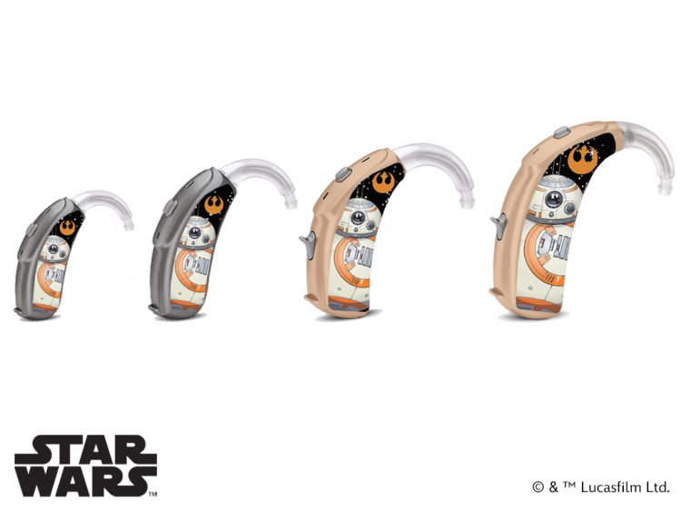 Skórki / naklejki na aparaty słuchowe - Lucasfilm Star Wars - BB8