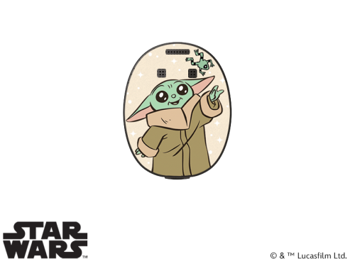Skórka na procesor MED-EL Rondo 3 - Lucasfilm Star Wars - Grogu