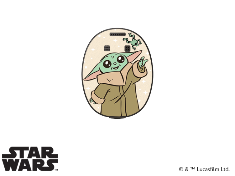 Skórka na procesor MED-EL Rondo 3 - Lucasfilm Star Wars - Grogu