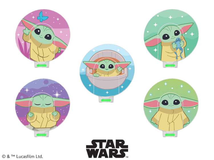 Skórki / naklejki na cewkę MED-EL DL - Lucasfilm Grogu