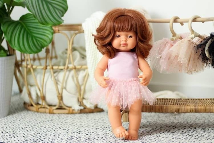 Ubranko Baletnicy sukienka dla lalki Miniland 38 cm