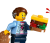 Ciężarówka food truck z burgerami LEGO ludzik z implantem ślimakowym