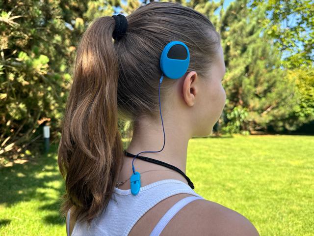 Silikonowe etui ochronne V2 na procesor MED-EL Rondo 3 - niebieski