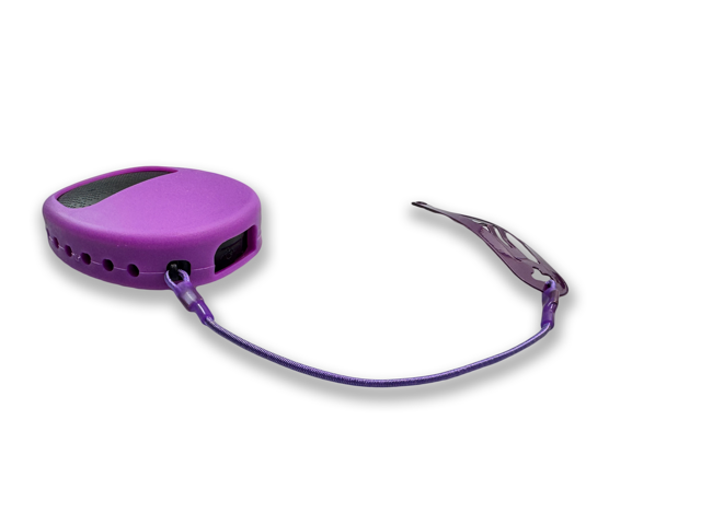 Silikonowe etui ochronne V2 na procesor MED-EL Rondo 3 - fioletowy