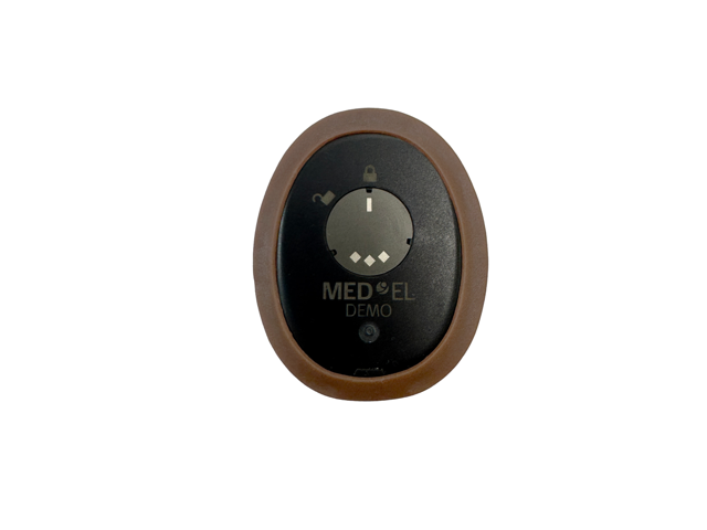 Silikonowe etui ochronne V2 na procesor MED-EL Rondo 3 - brązowy
