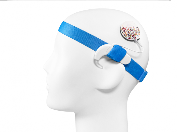 Opaska EasyFlex PRO light do procesorów mowy / implantów - niebieski