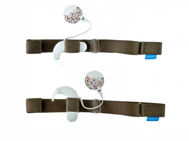 Opaska EasyFlex PRO light do procesorów mowy / implantów - brązowy