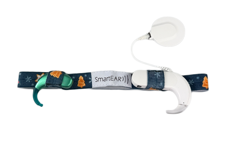 Opaska EasyFlex do aparatów słuchowych i/lub procesorów mowy - Święta