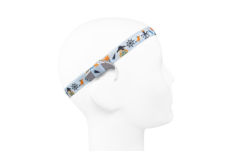 Opaska EasyFlex do aparatów słuchowych i/lub procesorów mowy - pirat