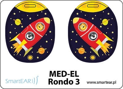 Skórka na procesor MED-EL Rondo 3 - Rakieta