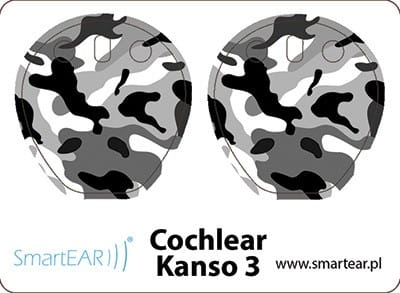 Skórki na procesor Cochlear Kanso 3 - moro