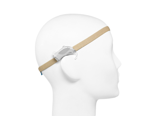Opaska EasyFlex ULTRA do aparatów słuchowych / implantów -  beżowa