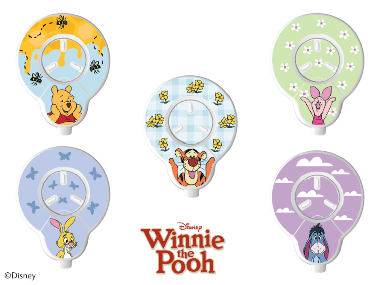 Skórki na cewkę Cochlear Nucleus 7 / 8 - Disney Kubuś Puchatek