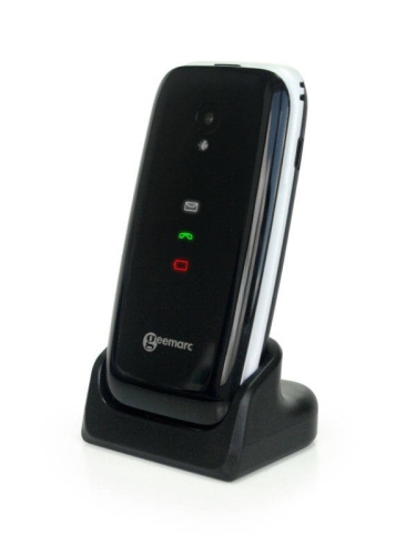 Telefon komórkowy z klapką dla seniora / niedosłyszącego Geemarc CL8700 (składany)