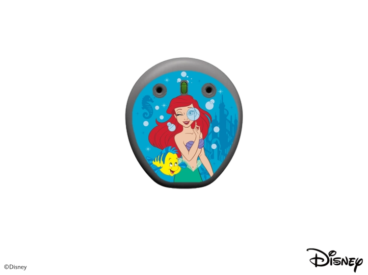 Skórka / naklejki na procesor mowy Cochlear Kanso 3 - Disney Mała Syrenka - Ariel