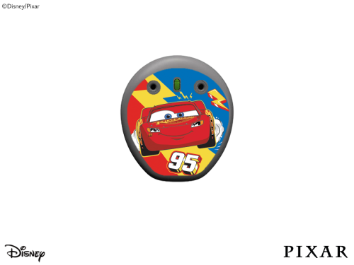 Skórka / naklejki na procesor mowy Cochlear Kanso 3 - Pixar Auta - Zygzak McQueen