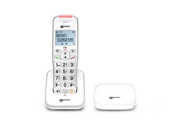 Geemarc Liberty 200 – wzmocniony stacjonarny telefon bezprzewodowy dla seniora i osób niedosłyszących