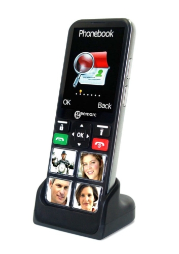 Telefon komórkowy 4G dla seniora / osoby niedosłyszącej Geemarc CL8000