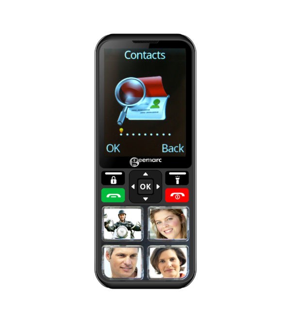 Telefon komórkowy 4G dla seniora / osoby niedosłyszącej Geemarc CL8000