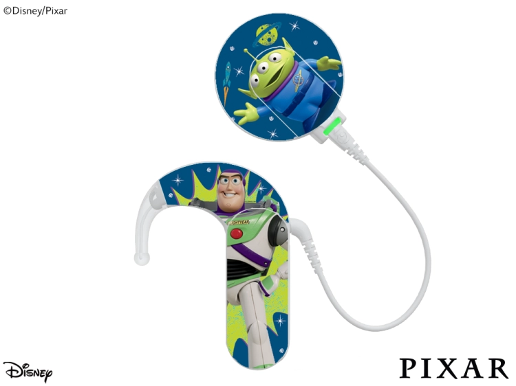 Skórka / naklejki na procesor mowy MED-EL Sonnet 3 - Disney Toy Story - Buzz Astral