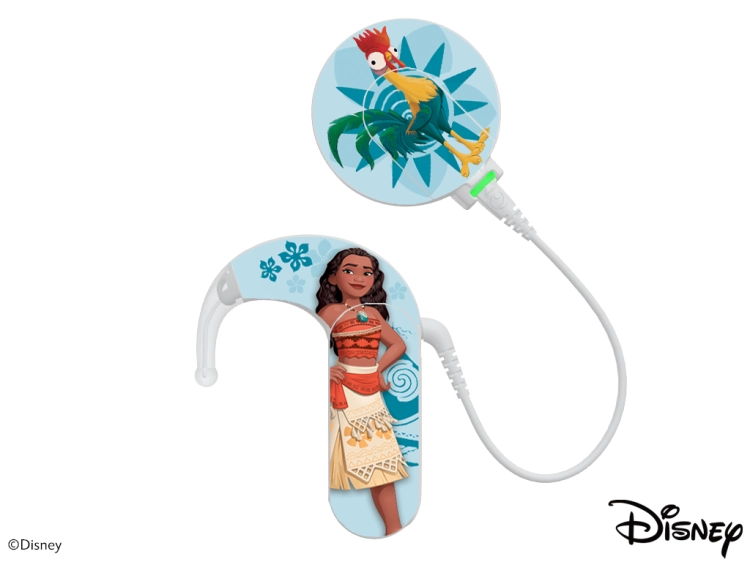 Skórka / naklejki na procesor mowy MED-EL Sonnet 3 - Disney Vaiana