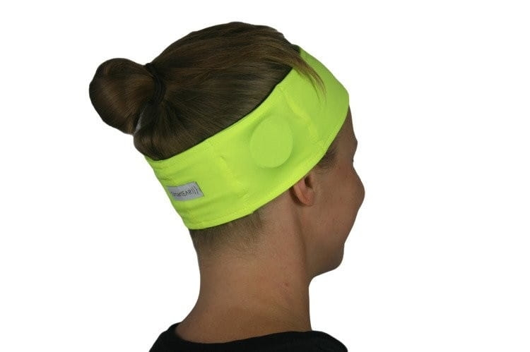 Opaska sportowa na procesory mowy - żółta