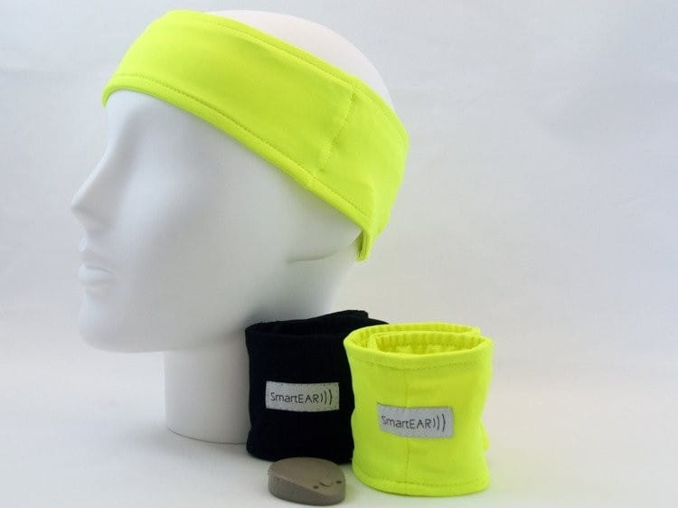 Opaska sportowa na procesory mowy - żółta